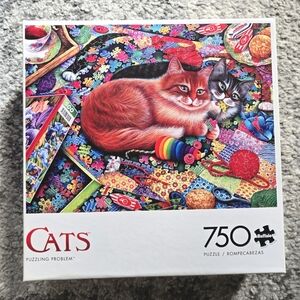 Buffalo Cats "Puzzling Problem" 750 Piece Puzzle